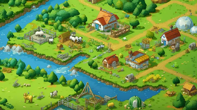 Village Tycoon: Farm City Simulator screenshot 1