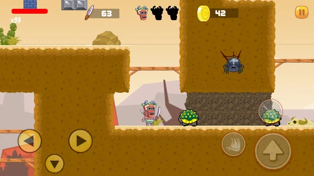 Super Prehistoric World Adventure screenshot 1