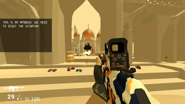 Military Combat Shooter Desert War screenshot 2