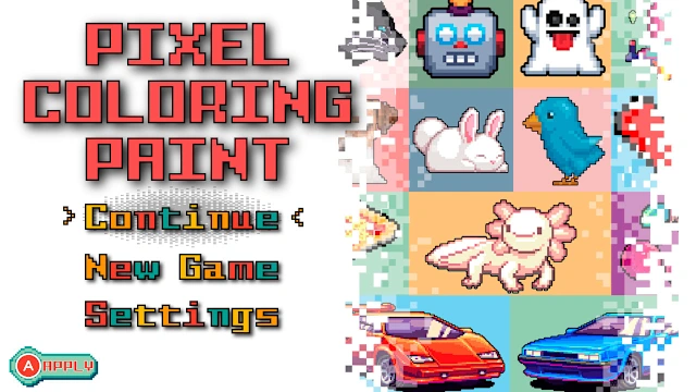 Pixel Coloring Paint screenshot 0