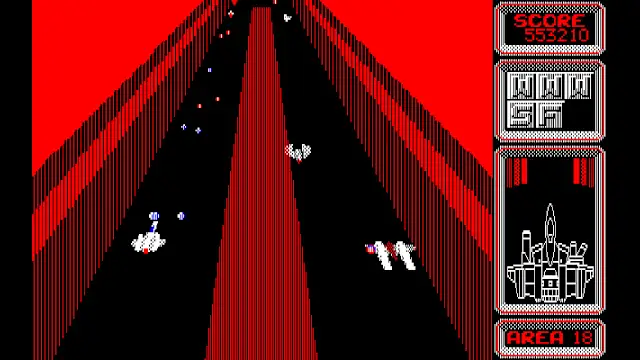 EGGCONSOLE SILPHEED PC-8801mkIISR screenshot 5