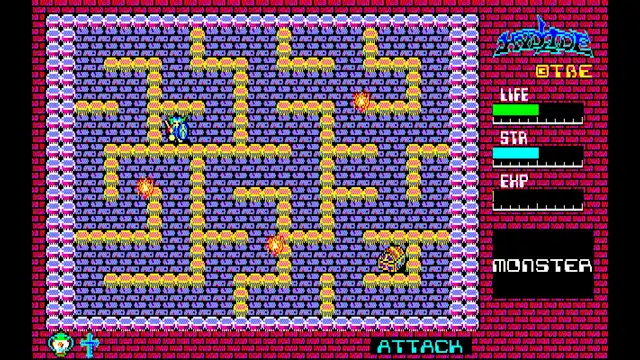 EGGCONSOLE HYDLIDE PC-8801 screenshot 3