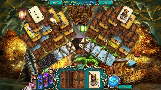 Dreamland Solitaire: Dragon's Fury screenshot 2