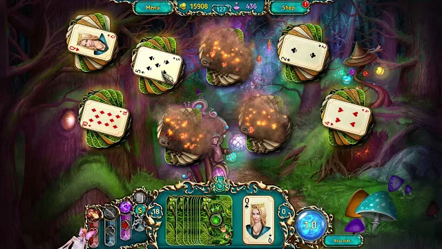 Dreamland Solitaire: Dark Prophecy screenshot 2