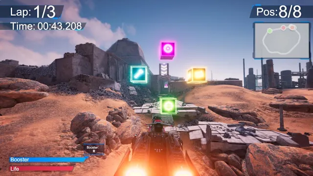SciFi Racer Simulator screenshot 2