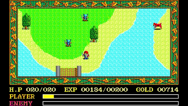 EGGCONSOLE Ys PC-8801mkIISR screenshot 1