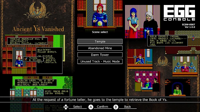 EGGCONSOLE Ys PC-8801mkIISR screenshot 5
