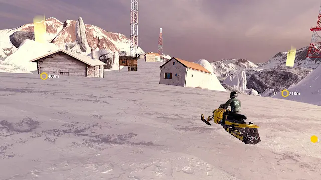 Snow Moto - Racing Adventure screenshot 6