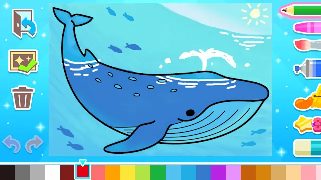 Coloring book series Aquarium screenshot 0