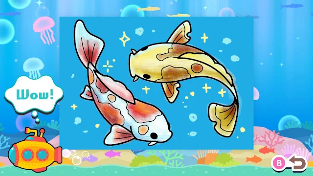 Coloring book series Aquarium screenshot 4