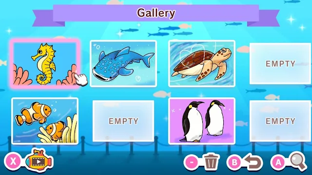 Coloring book series Aquarium screenshot 3
