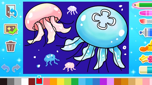 Coloring book series Aquarium screenshot 1