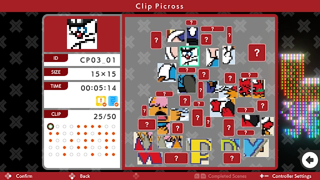 PICROSS S NAMCO LEGENDARY edition screenshot 6