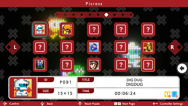 PICROSS S NAMCO LEGENDARY edition screenshot 3