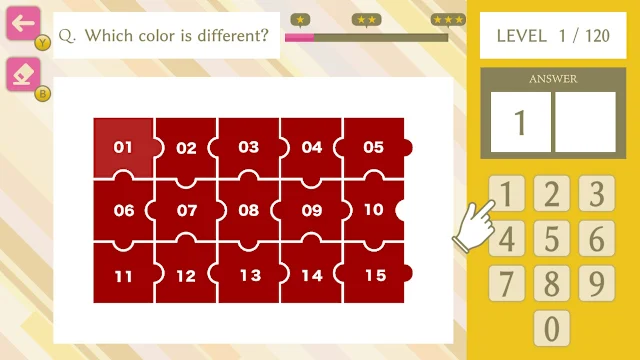 Simple Number-Based Color Sense IQ Test screenshot 0