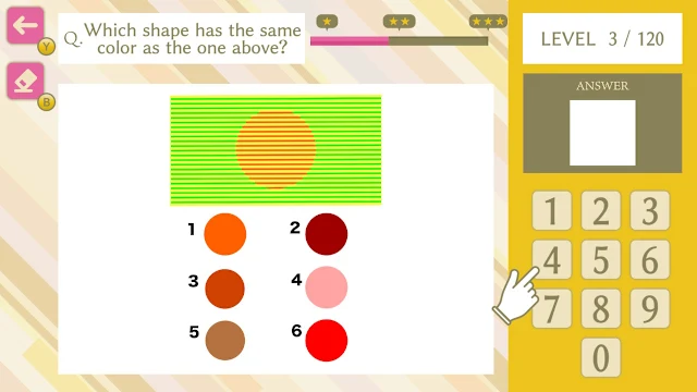 Simple Number-Based Color Sense IQ Test screenshot 1