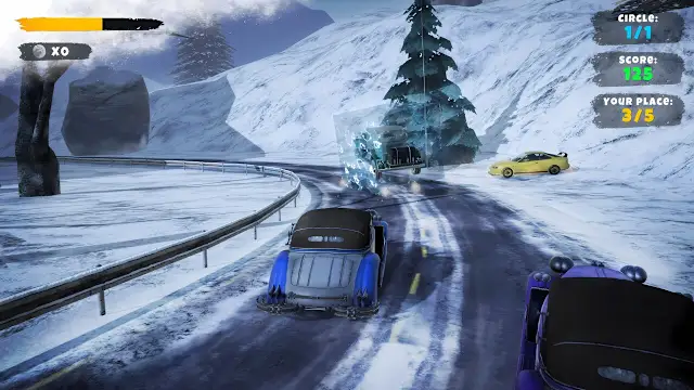 Car Racing Ice - Classic screenshot 1