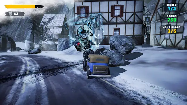 Car Racing Ice - Classic screenshot 6