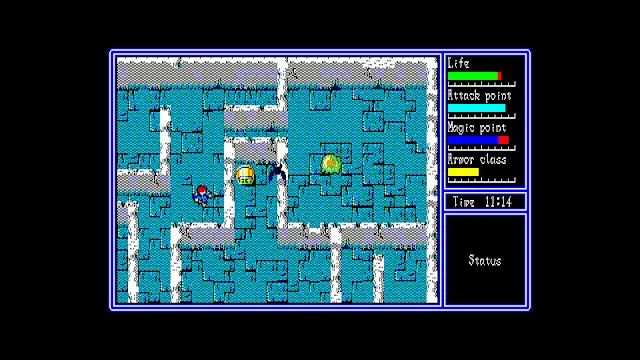 EGGCONSOLE HYDLIDE3 PC-8801mkIISR screenshot 3