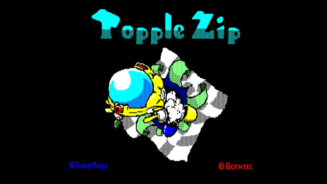 EGGCONSOLE TOPPLE ZIP PC-8801 screenshot 0