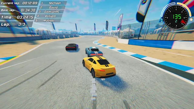 Toon Roads : Race & Drift screenshot 2