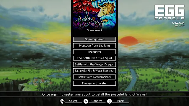 EGGCONSOLE Xak PC-8801mkIISR screenshot 5