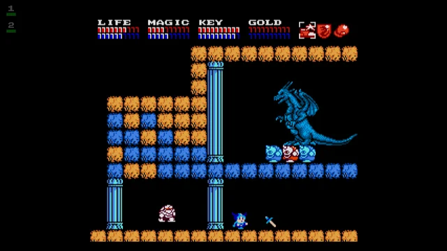 EGGCONSOLE Dragon Slayer IV DRASLEFAMILY MSX2 screenshot 4