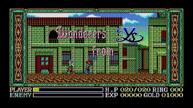 EGGCONSOLE WANDERERS FROM Ys PC-8801mkIISR screenshot 1