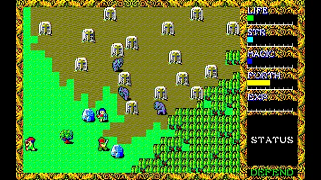 EGGCONSOLE HYDLIDE II PC-8801 screenshot 2