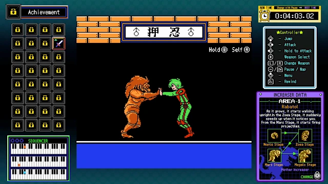 JALECOlle Famicom Ver. Bio Warrior DAN The Increaser War screenshot 5