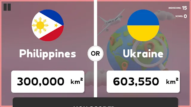 Which Country Is Larger? screenshot 4