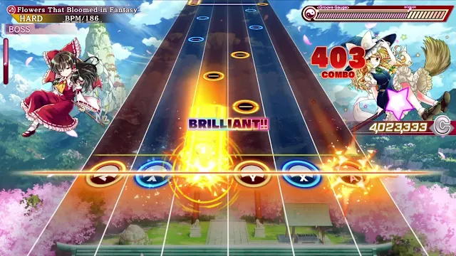 Touhou Danmaku Kagura Phantasia Lost screenshot 0