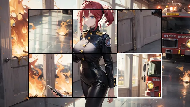 Hentai Girls: Fresh Firefighter screenshot 0