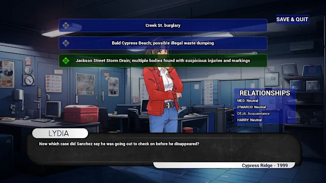 Outbreak The Fedora Files What Lydia Knows screenshot 3