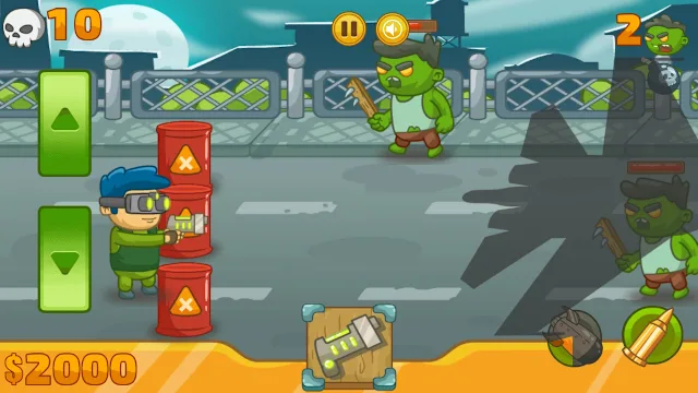 Zombie Night Defense screenshot 2