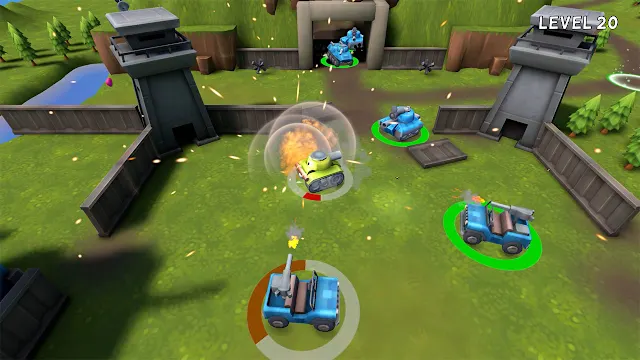 Arcade Tanks World: Tank Battle Simulator screenshot 0