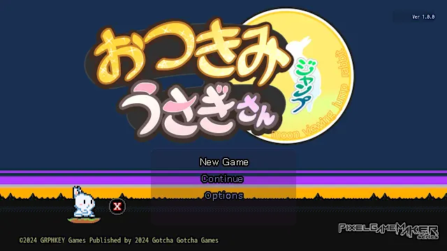 Pixel Game Maker Series Moon Viewing Jump Rabbit screenshot 1