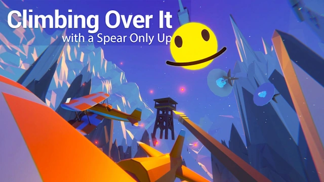 Climbing Over It with a Spear Only Up
