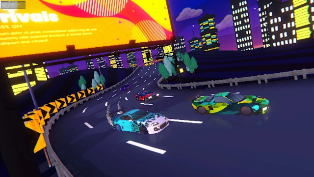 Pixel Retro Drift - Arcade Car Racing screenshot 3