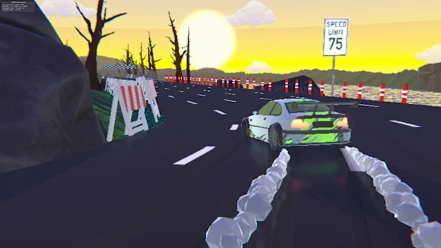 Pixel Retro Drift - Arcade Car Racing screenshot 2