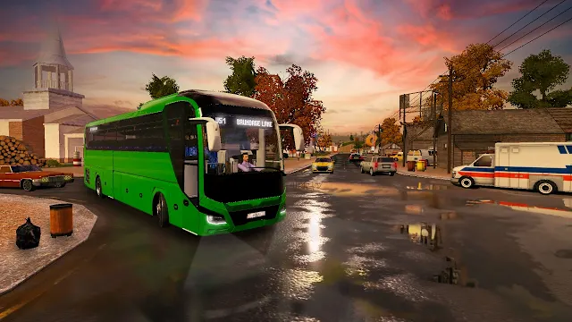 Coach Bus Driving Simulator screenshot 6