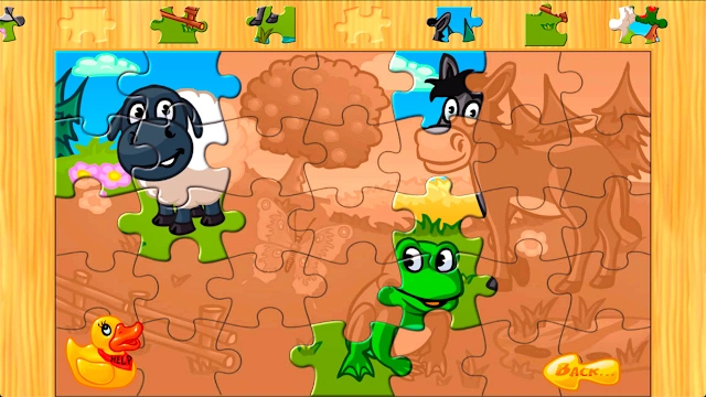 Animal Farm Jigsaw Games for Toddlers, Babies and Kids screenshot 5