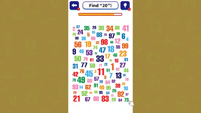 Brain Training!! Number Search screenshot 3