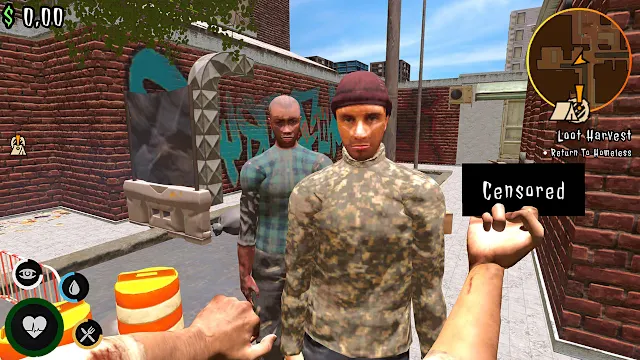 Urban Survival Simulator: The Bum's Journey screenshot 1