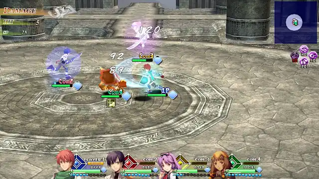 Ys vs. Trails in the Sky: Alternative Saga screenshot 1