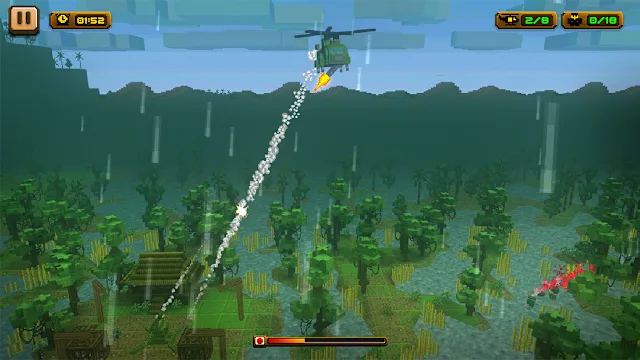Blocky Heli Rescue screenshot 6