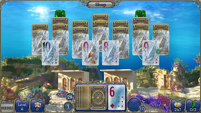 Jewel Match Atlantis Solitaire Collector's Edition screenshot 1