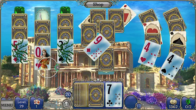 Jewel Match Atlantis Solitaire Collector's Edition screenshot 4