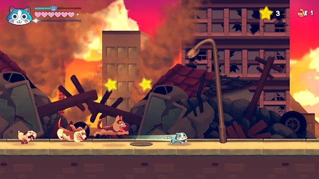 KinnikuNeko: SUPER MUSCLE CAT screenshot 2