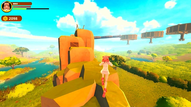 Rainbow Ascend: Anime Girls Go Up screenshot 4